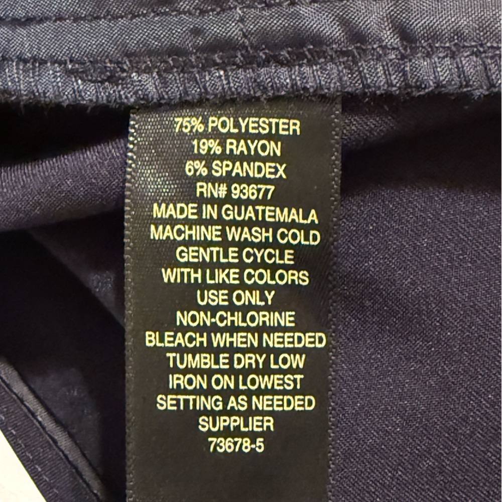 NWT Worthington Navy Curvy Fit Perfect Trouser Size 8 - Picture 10 of 10